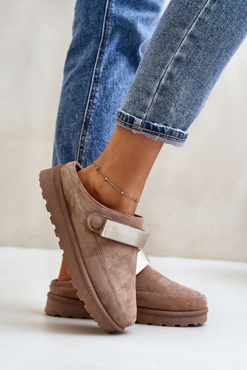  Slippers model 200115 Step in style  brown