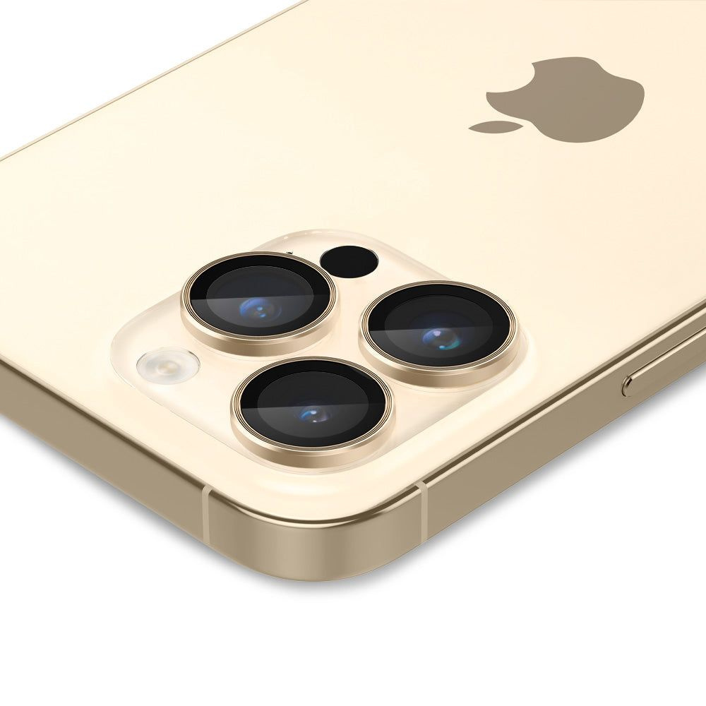 Spigen Optik.tr ez Fit Camera Protector Apple iPhone 14 Pro/14 Pro Max Gold [2 PACK]