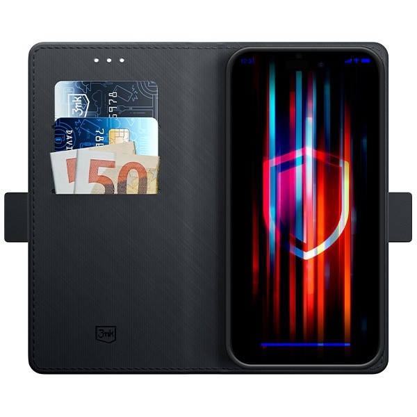 3MK Wallet Case Apple iPhone 14 Pro Max black