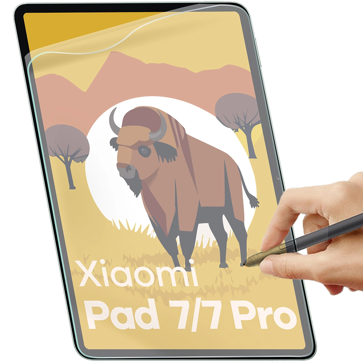 Bison Film Papyrus Paper Imitation Film for Xiaomi Pad 7/7 Pro [2 PACK]