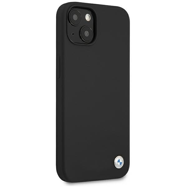 BMW BMHCP13SSILBK Apple iPhone 13 mini black hardcase Silicone Signature