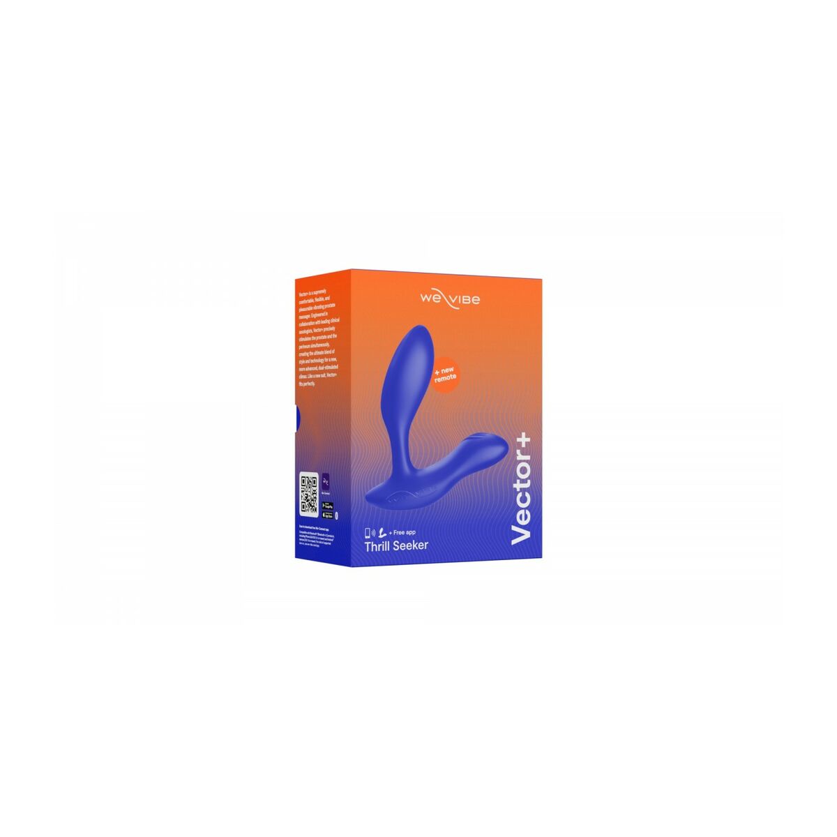 Cassini Anal Vibrator Black We-Vibe Blue