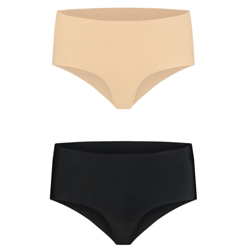 BYE BRA INVISIBLE HIGH BRIEF 2 PACK M