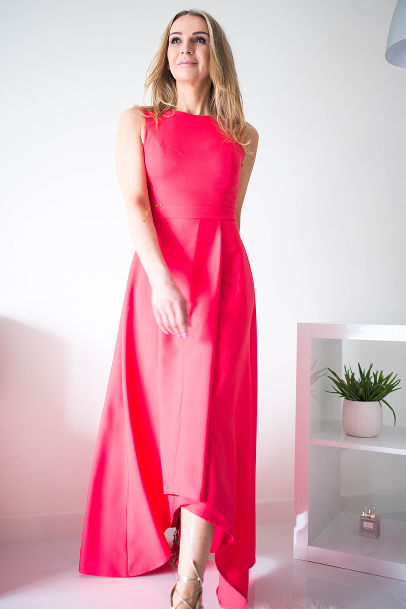 Cocktail dress model 119521 Jersa  pink