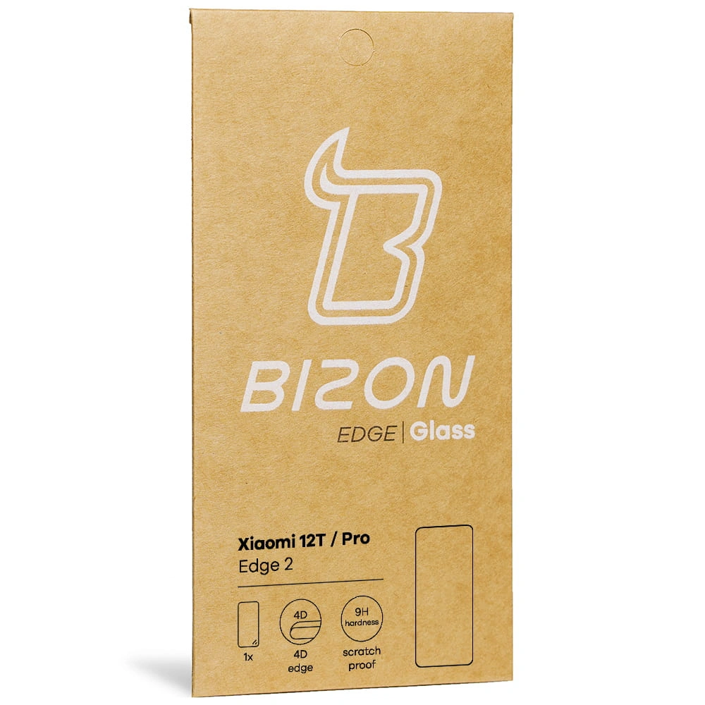 Bizon Glass Edge 2 Xiaomi 12T / 12T Pro black