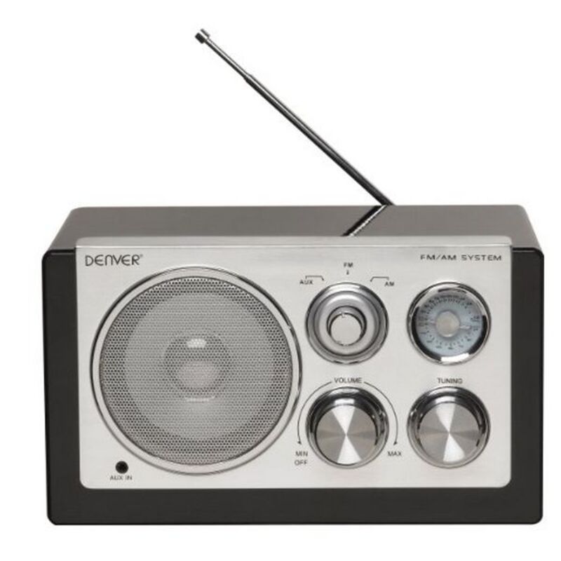 Tragbares Radio Denver Electronics TR-61BLACK Schwarz