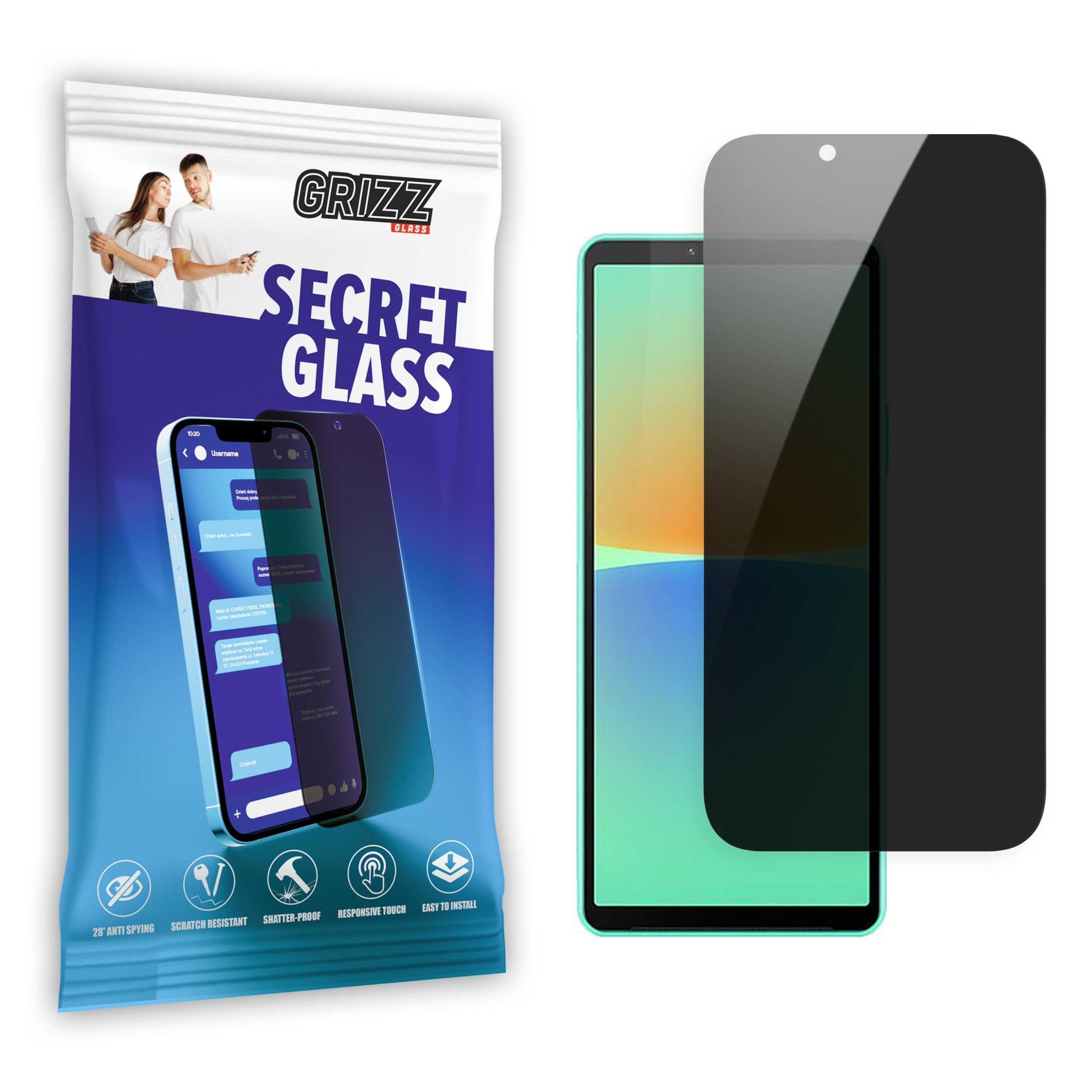 GrizzGlass SecretGlass Sony Xperia 10 V