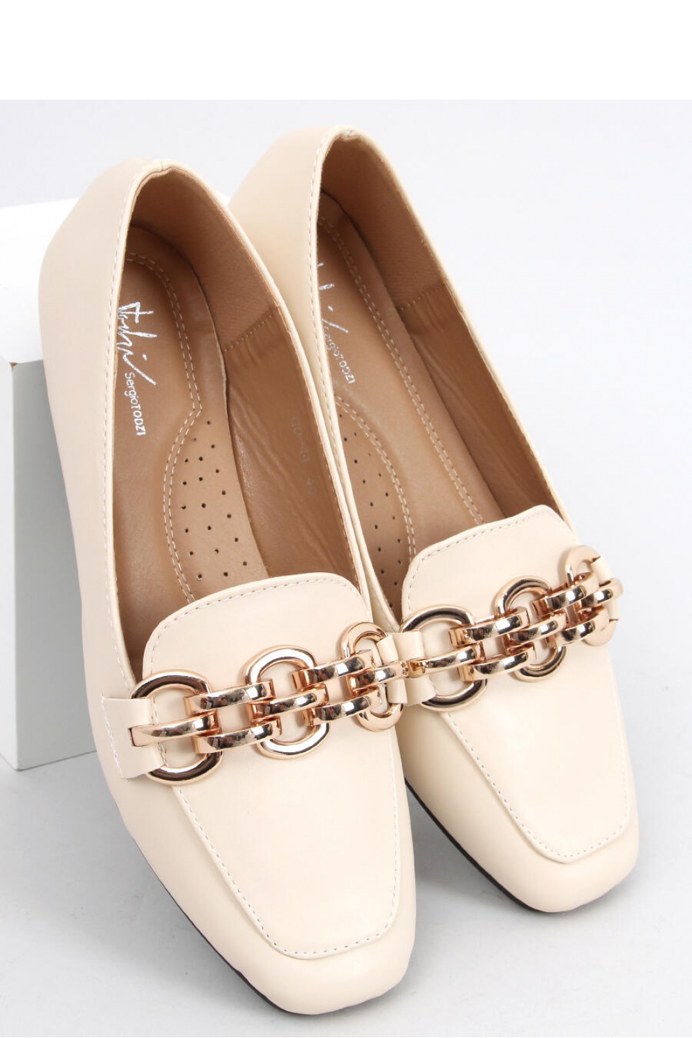 Mokassins model 163002 Inello beige Damen