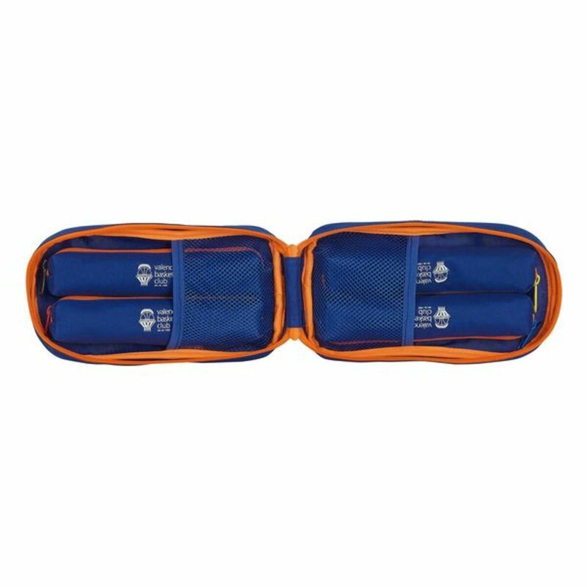 Backpack Pencil Case Valencia Basket Blue Orange