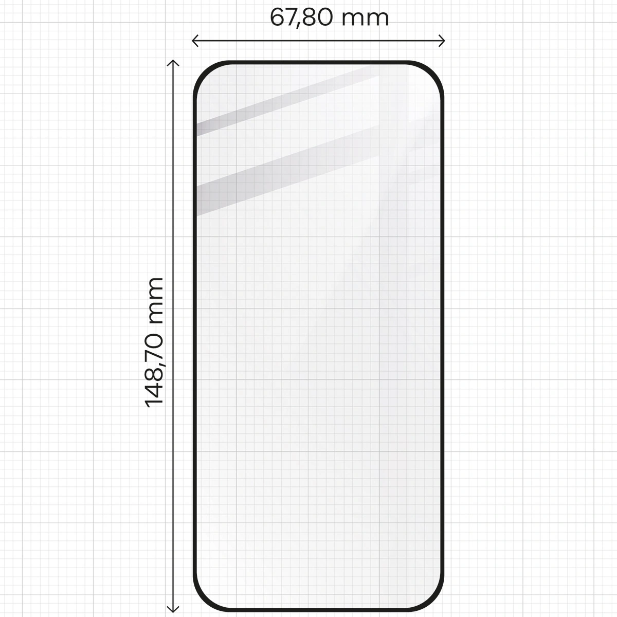 Bizon Glass Edge 2 Google Pixel 9 / 9 Pro black