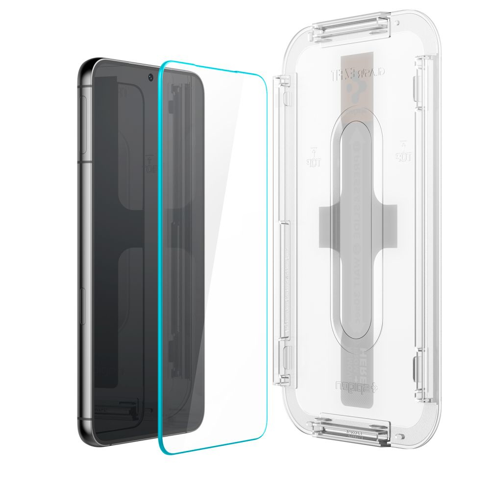 Spigen GLAS.tR ez Fit Samsung Galaxy S23 Clear [2 PACK]