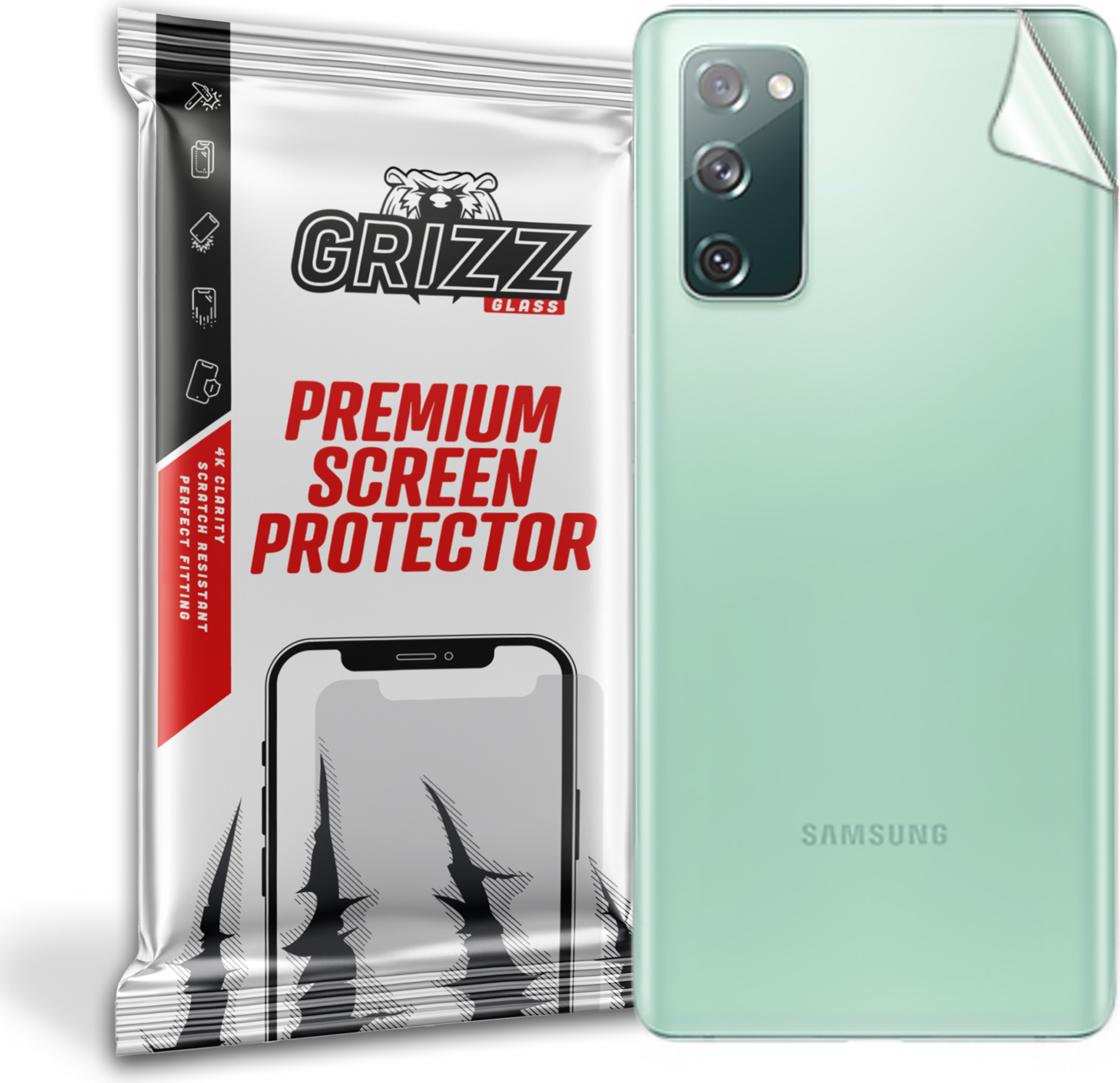 GrizzGlass SatinSkin Samsung Galaxy S20 FE