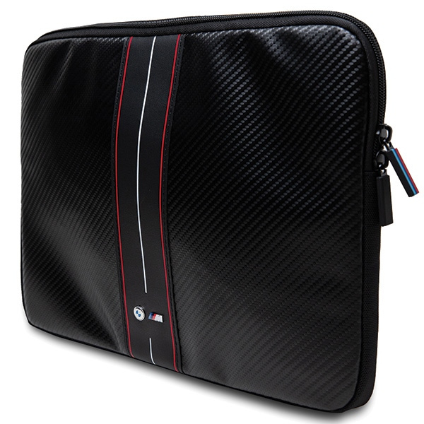 BMW Sleeve BMCS14COMSCAKR 14" Carbon Red Stripes black