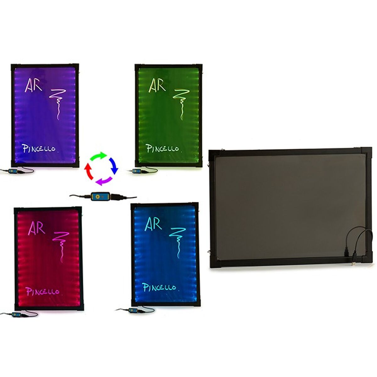 Board Black 1,5 x 60 x 40,5 cm (10 Units)