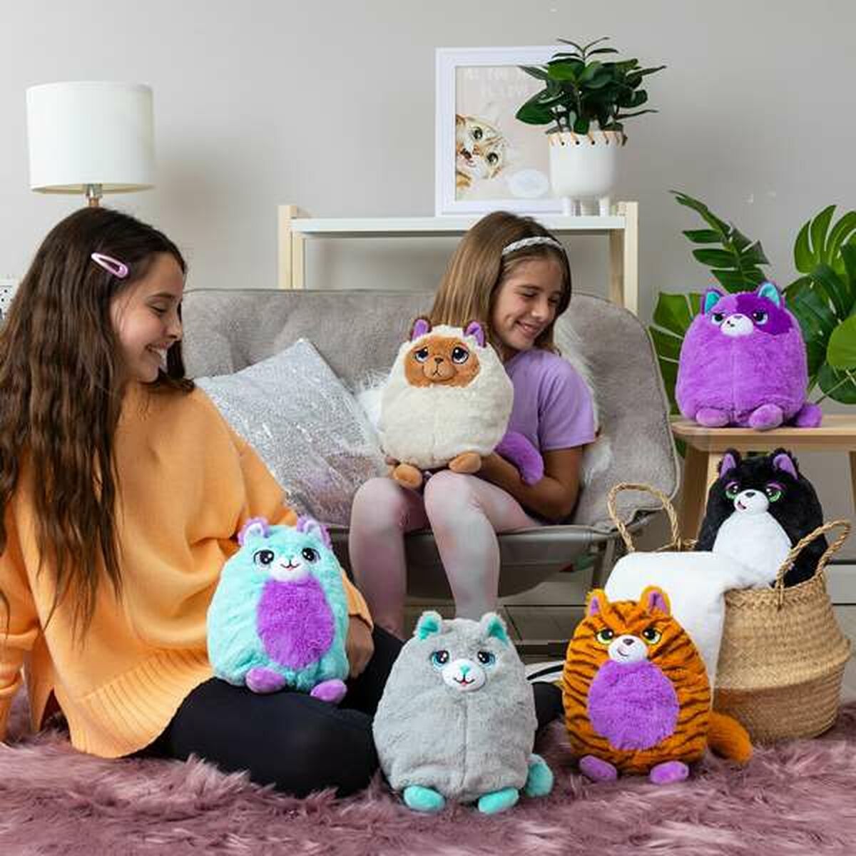 Fluffy toy Bizak Mimimiau Cat 24 cm (1 Unit) Fluffy toy Bizak Mimimiau Cat 24 cm (1 Unit)