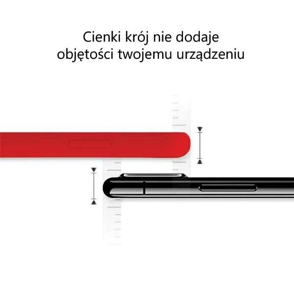 Etui Mercury Silicone do Samsung Galaxy A34 5G czerwony