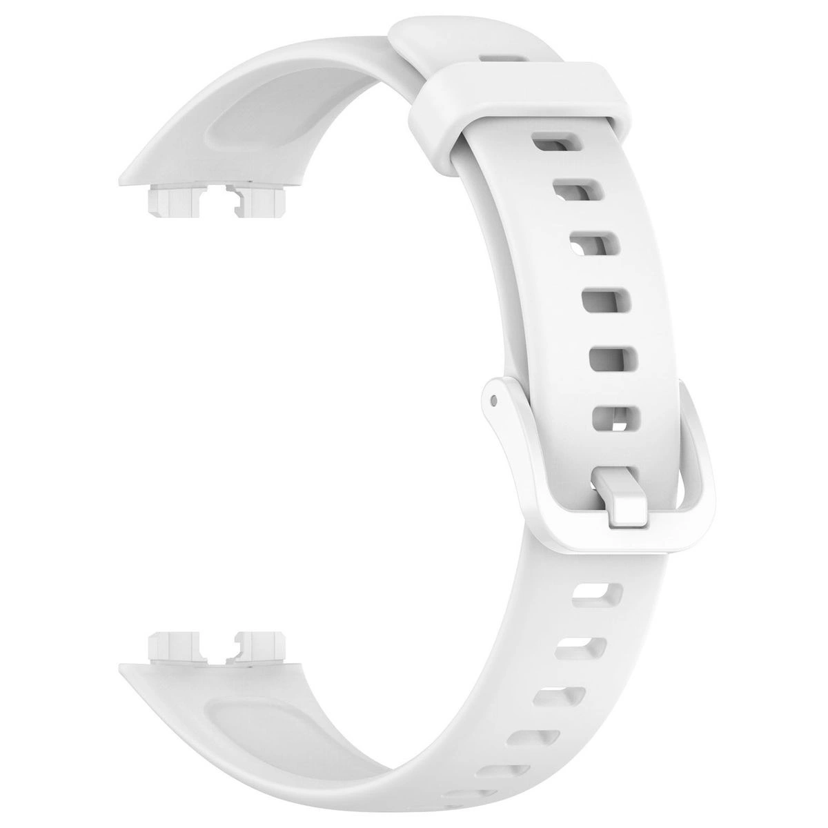 Bizon Strap Watch Silicone Huawei Band 9 / Band 8 white