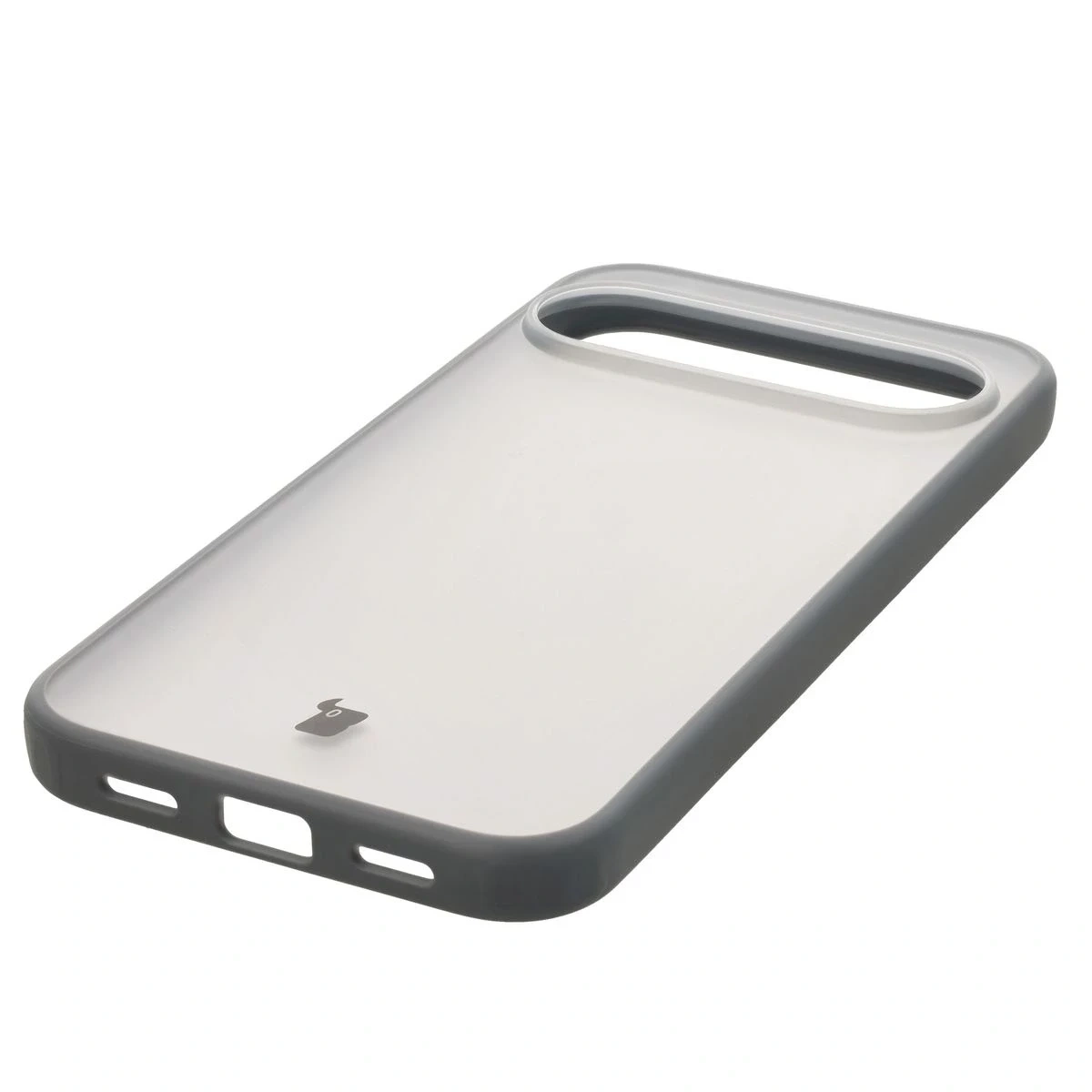 Etui Bizon Case Angelo do Google Pixel 10 Pro XL półprzezroczyste z szarą ramką