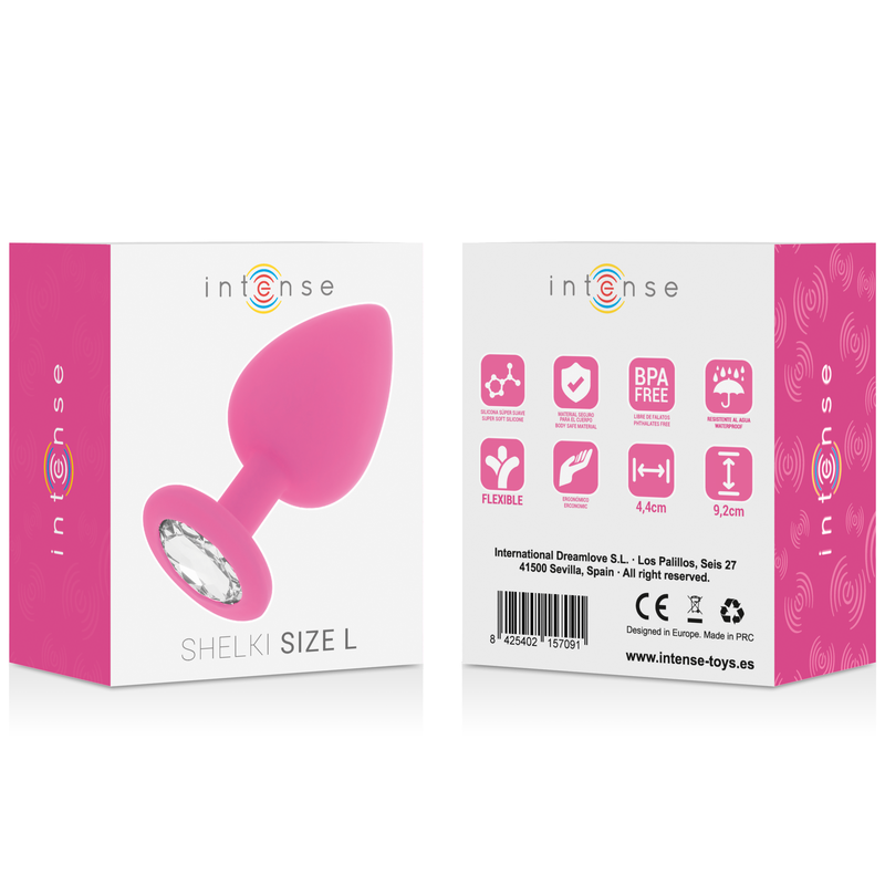INTENSE SHELKI L PLUG ANAL HOT PINK