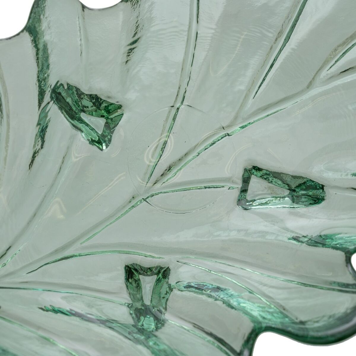 Centerpiece 35 x 19,5 x 11 cm recycled glass Green