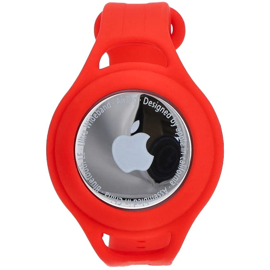 Bizon Case Locator Child Apple AirTag red