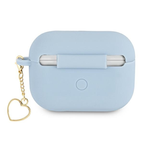 Guess GUAPLSCHSB Apple AirPods Pro cover blue Silicone Charm Collection