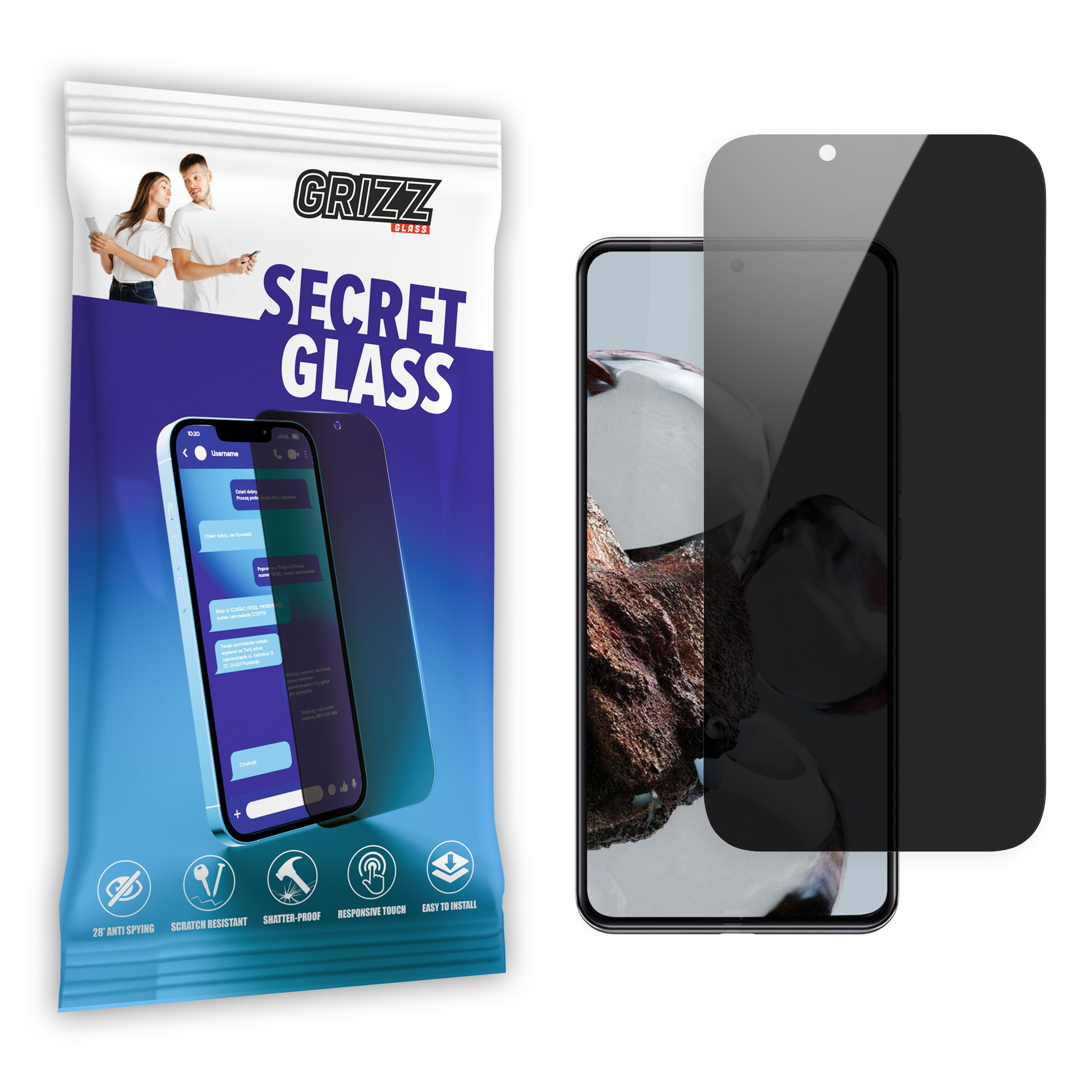GrizzGlass SecretGlass Xiaomi 12T Pro