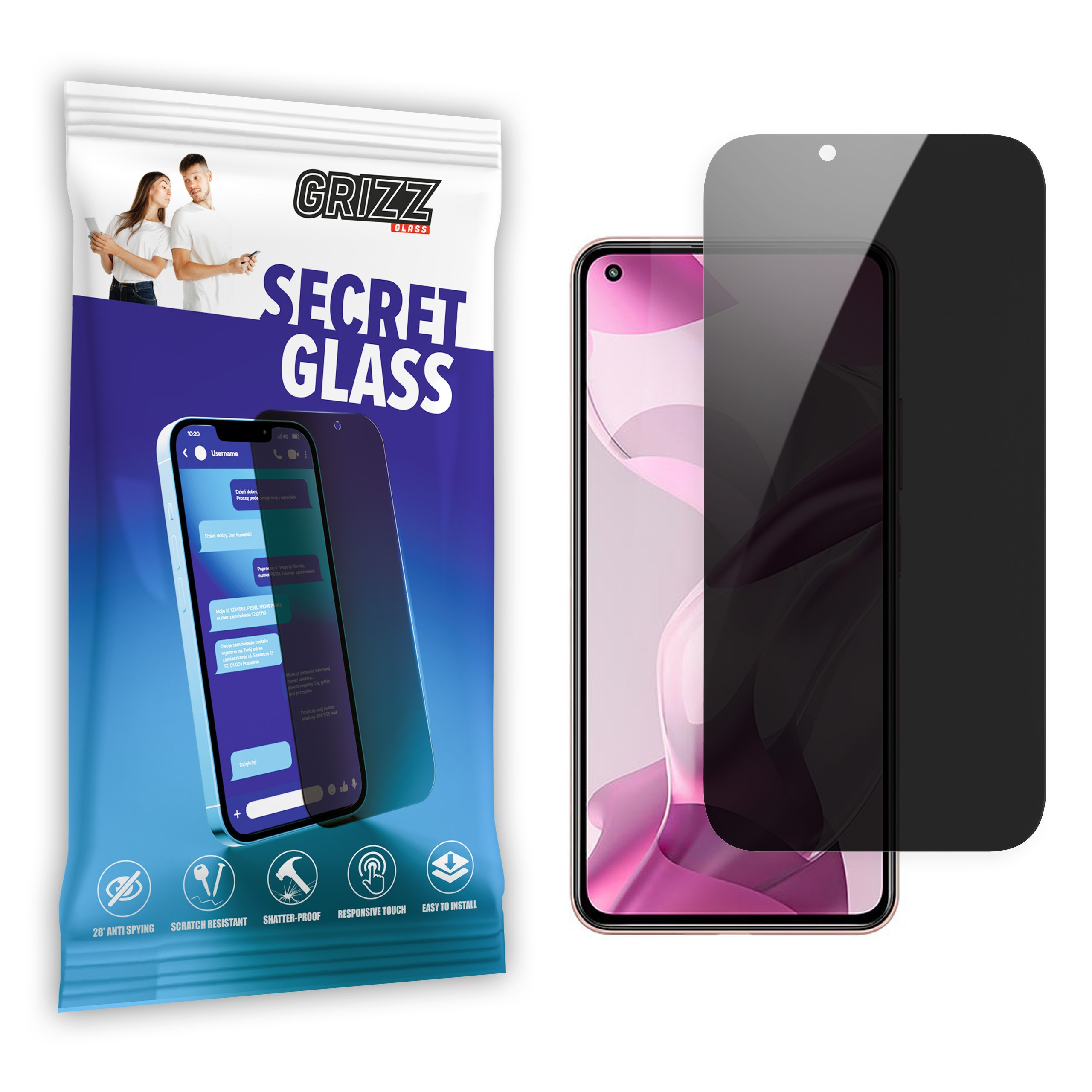 GrizzGlass SecretGlass Xiaomi 11 Lite 5G NE