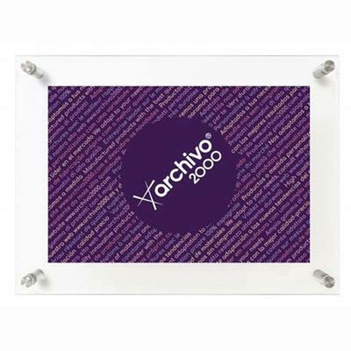 Ekspozytor na ladę Archivo 2000 Metakrylan Przezroczysty A4