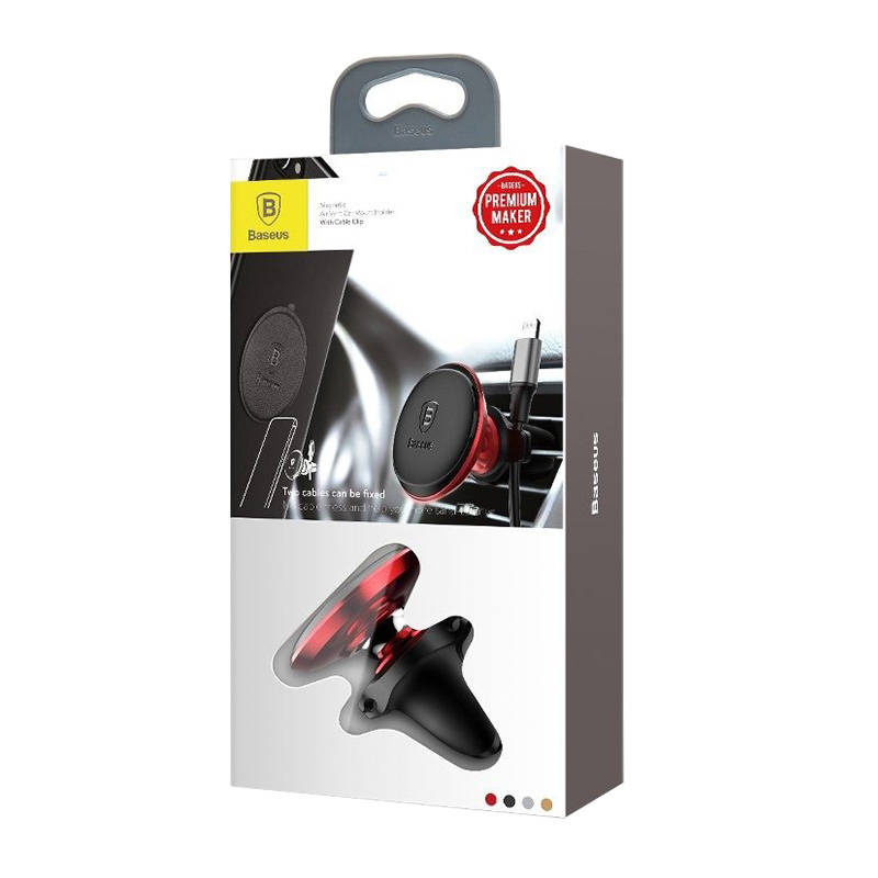 Baseus Magnetic Car Mount Holder (red)