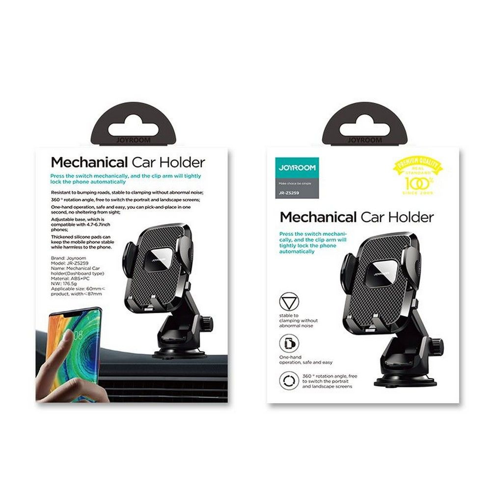 Joyroom JR-ZS259 Dashboard Car Mount Black