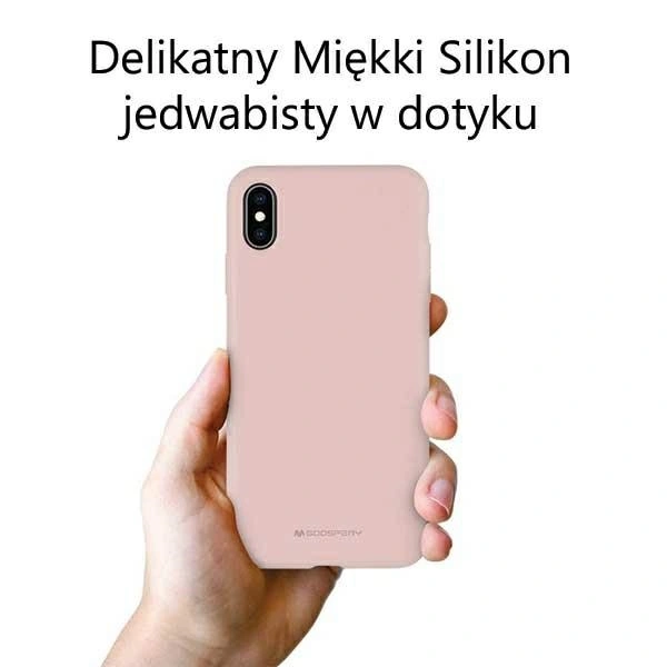 Etui Mercury Silicone do Samsung Galaxy A34 5G różowo-piaskowy