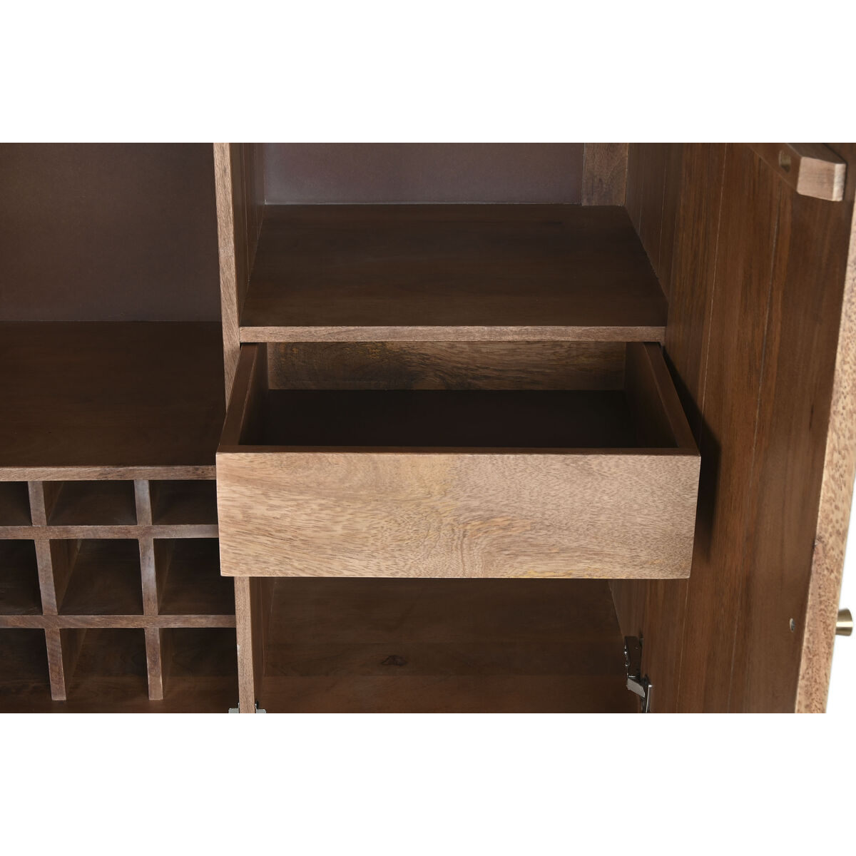 Bottle rack Home ESPRIT Natural 90 x 45 x 156 cm