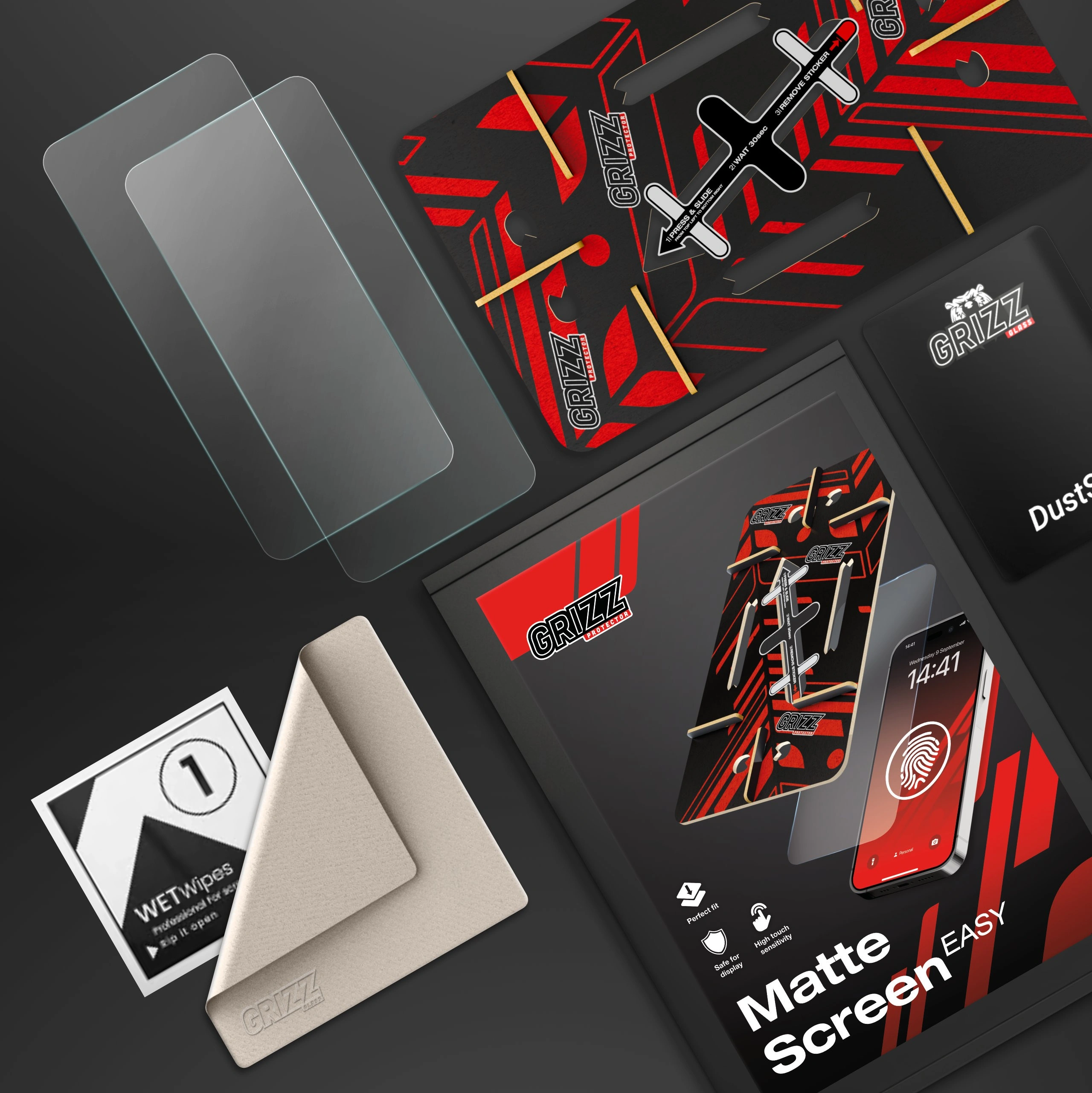 GrizzGlass MatteScreen Easy Samsung Galaxy S23 Plus [2 PACK]