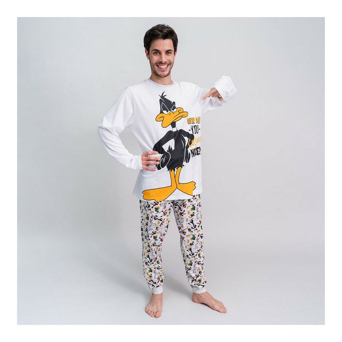 Pyjama Looney Tunes Men Grey