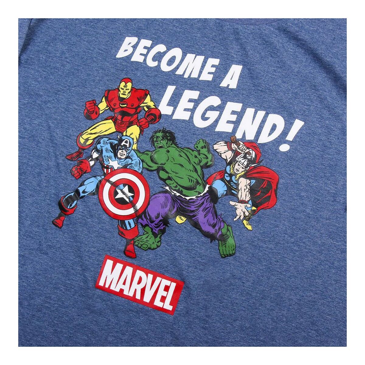 Pyjama Marvel Men Grey