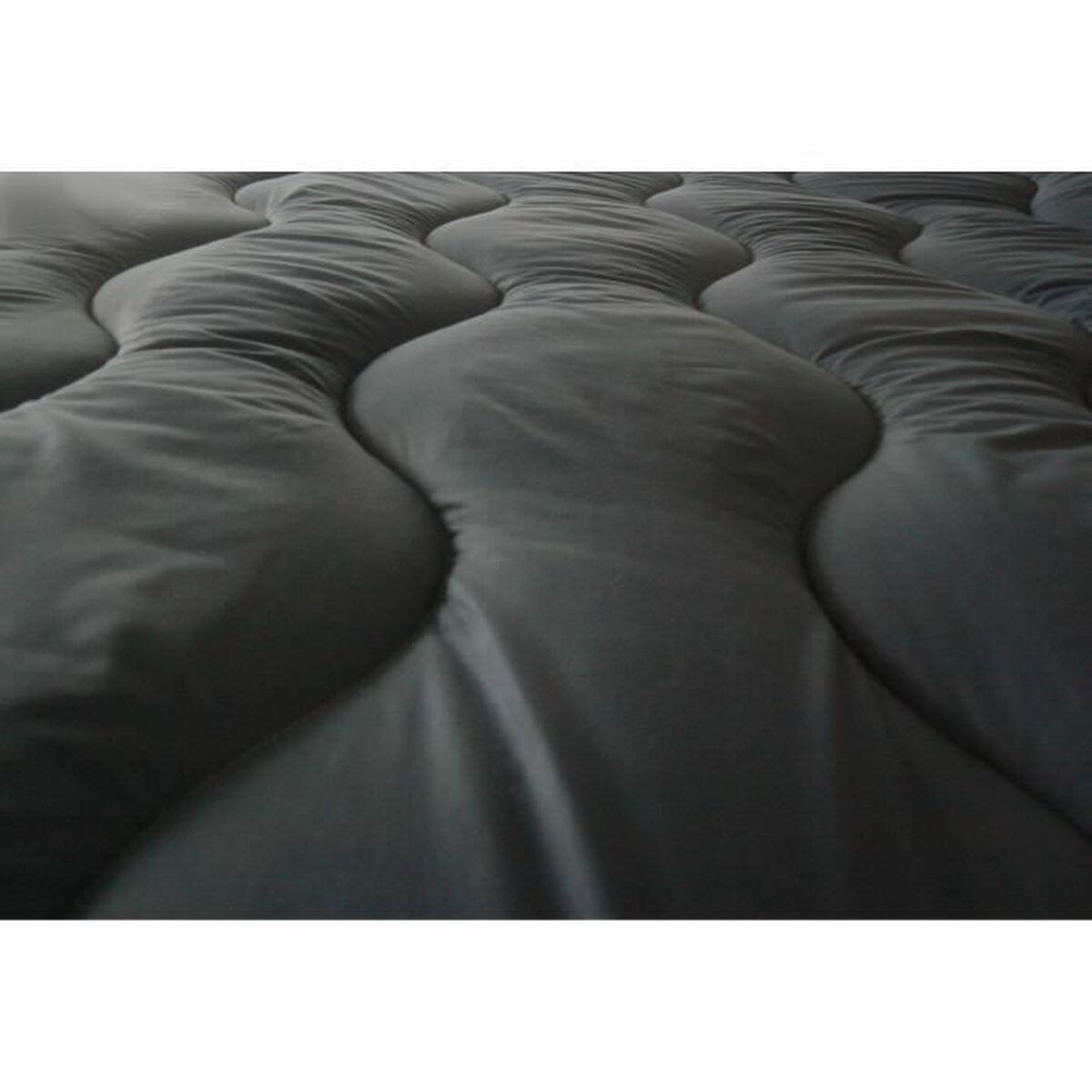 Duvet Abeil Grey White 200 x 200 cm White/Grey 350 g/m²