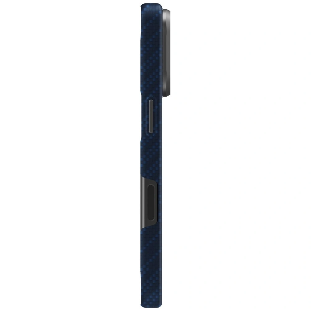 Etui UNIQ Keva EDGE do Apple iPhone 17 Pro Magclick Charging niebieski