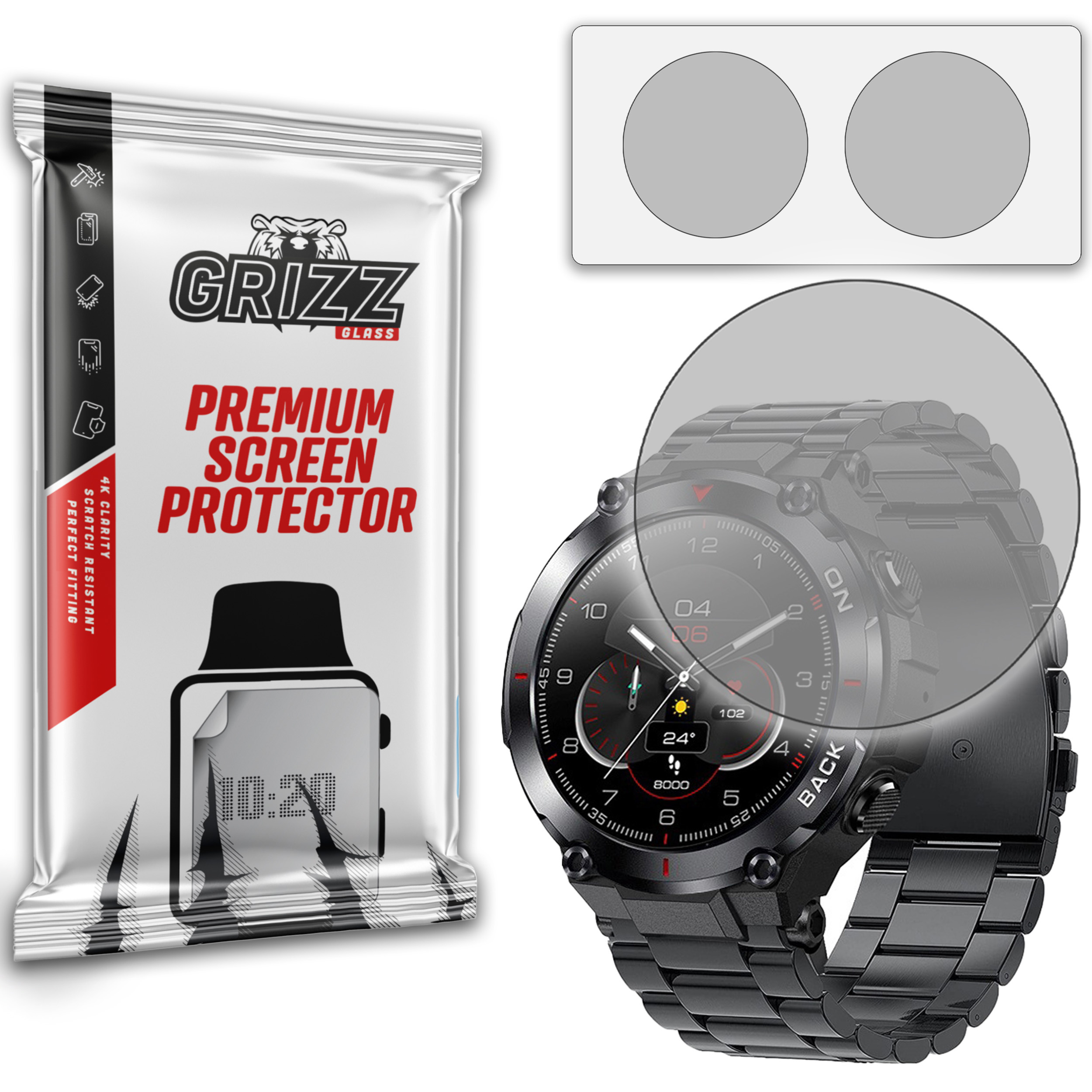GrizzGlass PaperScreen Smartwatch xForce 3