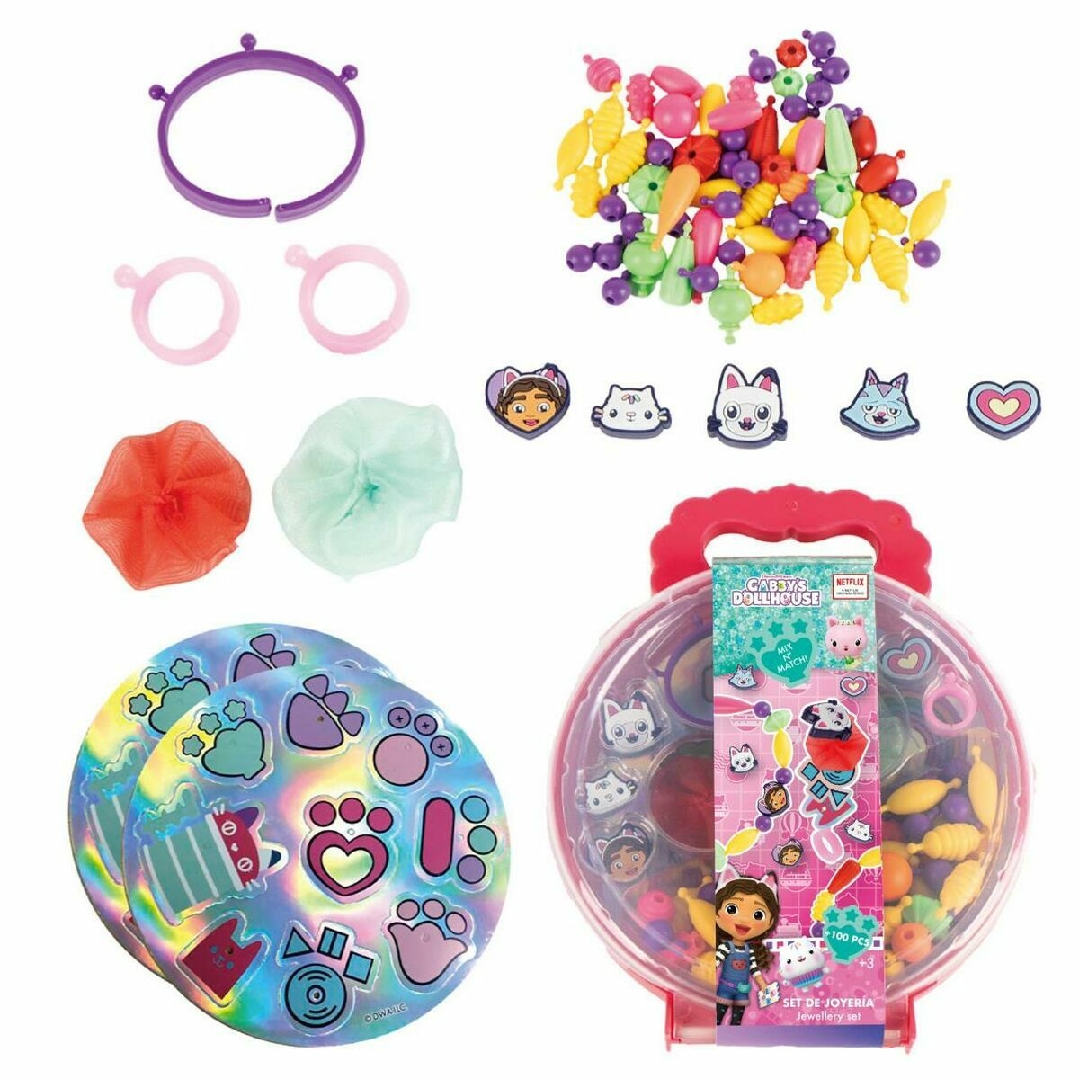 Glass beads Gabby's Dollhouse