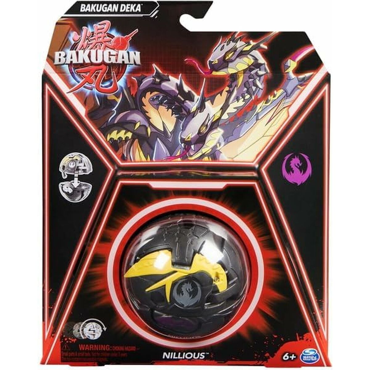 Spinning Top Bakugan Deka Inglés, Alemán