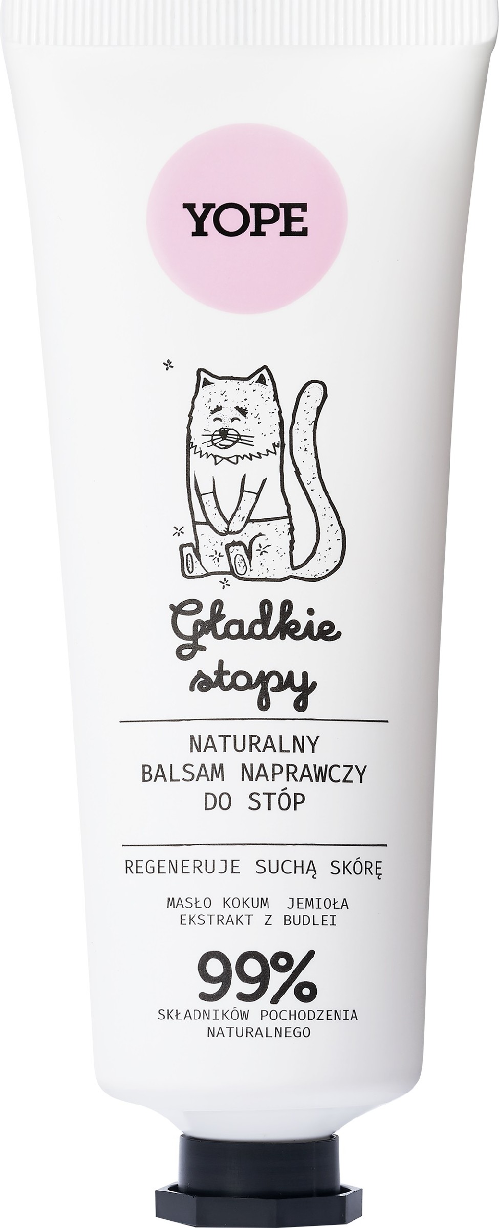 YOPE Naturalny Balsam naprawczy do stóp - GŁADKIE STOPY 75ml