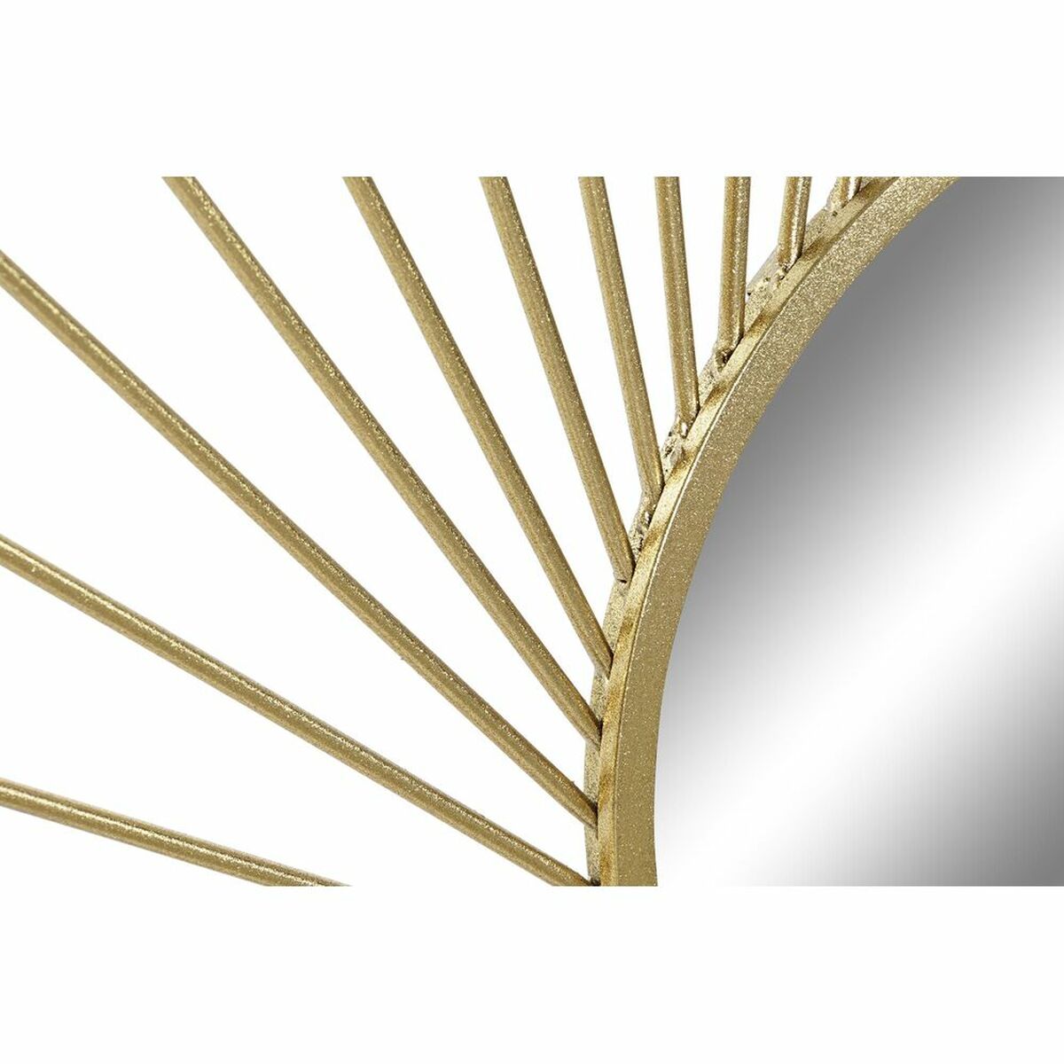 Lustro ścienne DKD Home Decor Lustro Złoty Metal (84 x 2,5 x 84 cm)