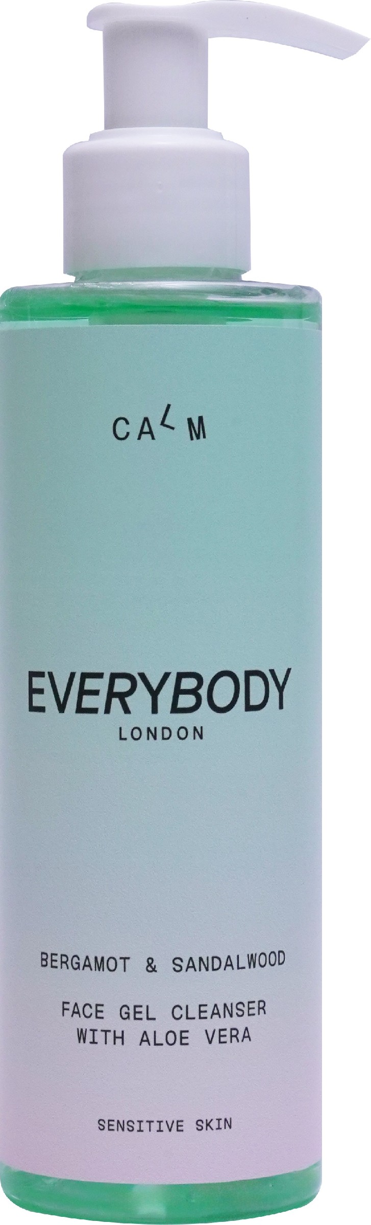 EVERYBODY Calm Żel do mycia twarzy do cery wrażliwej - Bergamotka i Drzewo Sandałowe 200ml