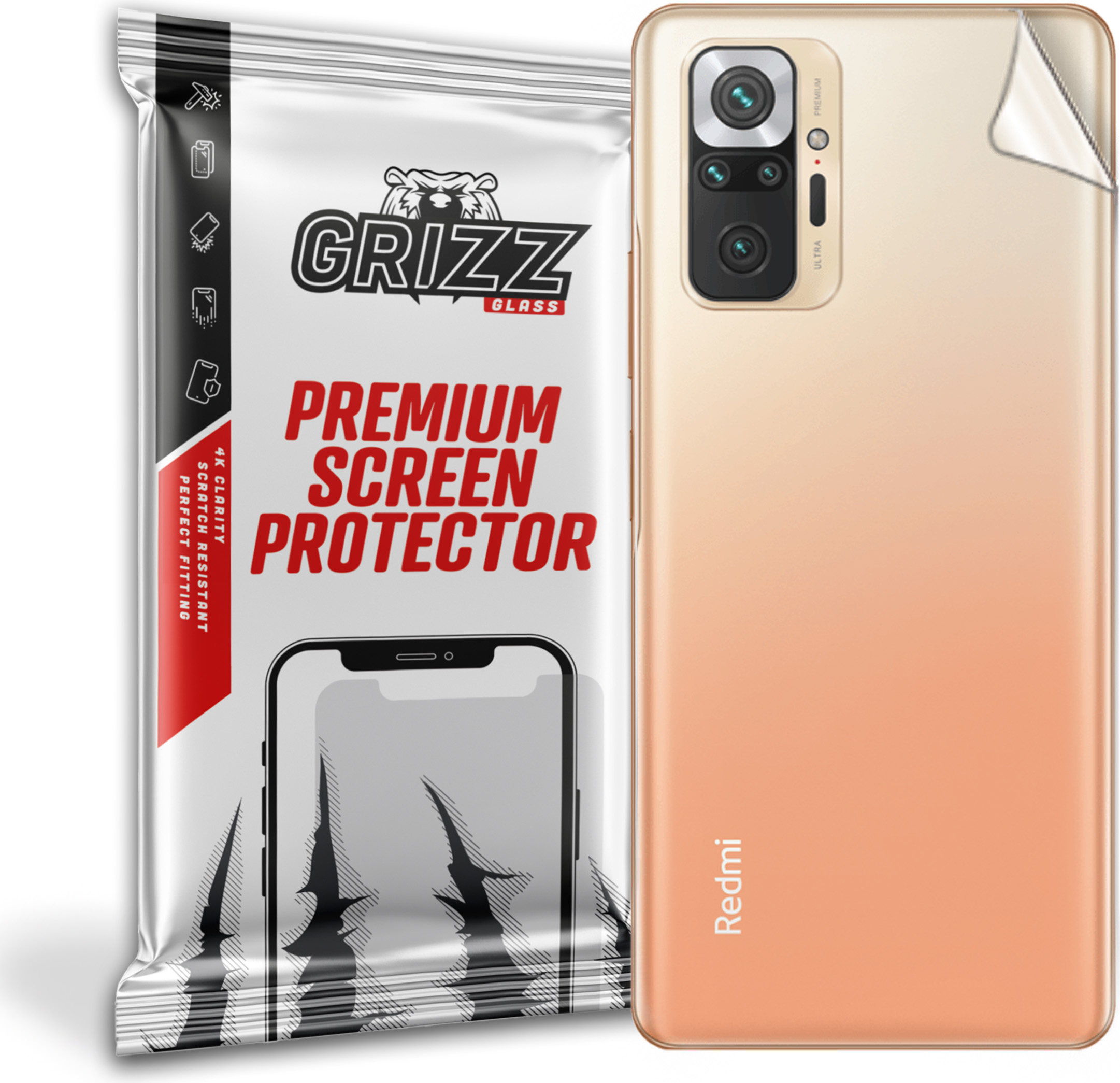 GrizzGlass SatinSkin Xiaomi Redmi Note 10 Pro