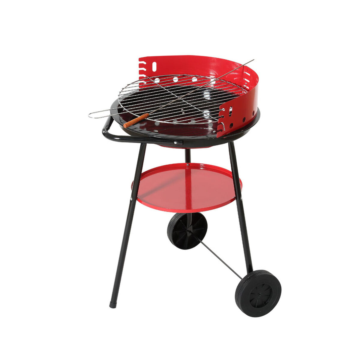 Grill 44 x 73 cm Rot/Schwarz