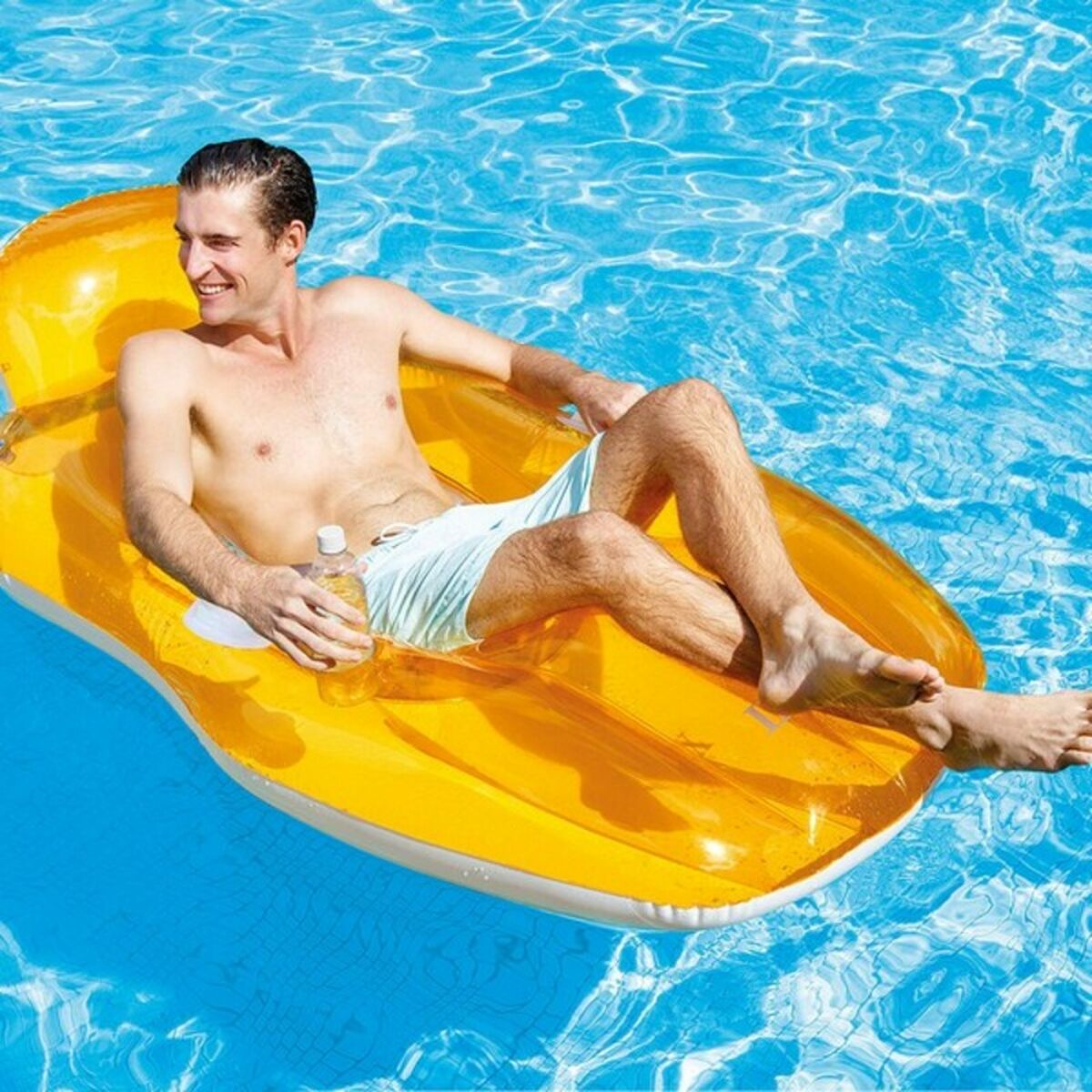 Aufblasbarer Pool-Sessel Intex Chill 'n' Float         163 x 104 cm  