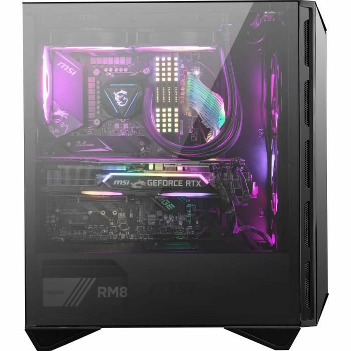 ATX Semi-tower Box MSI MPG GUNGNIR 110R ARGB Black