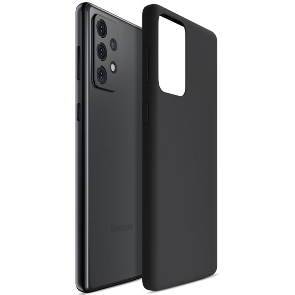 Case 3MK Silicone Case Samsung Galaxy A52/A52s black/black