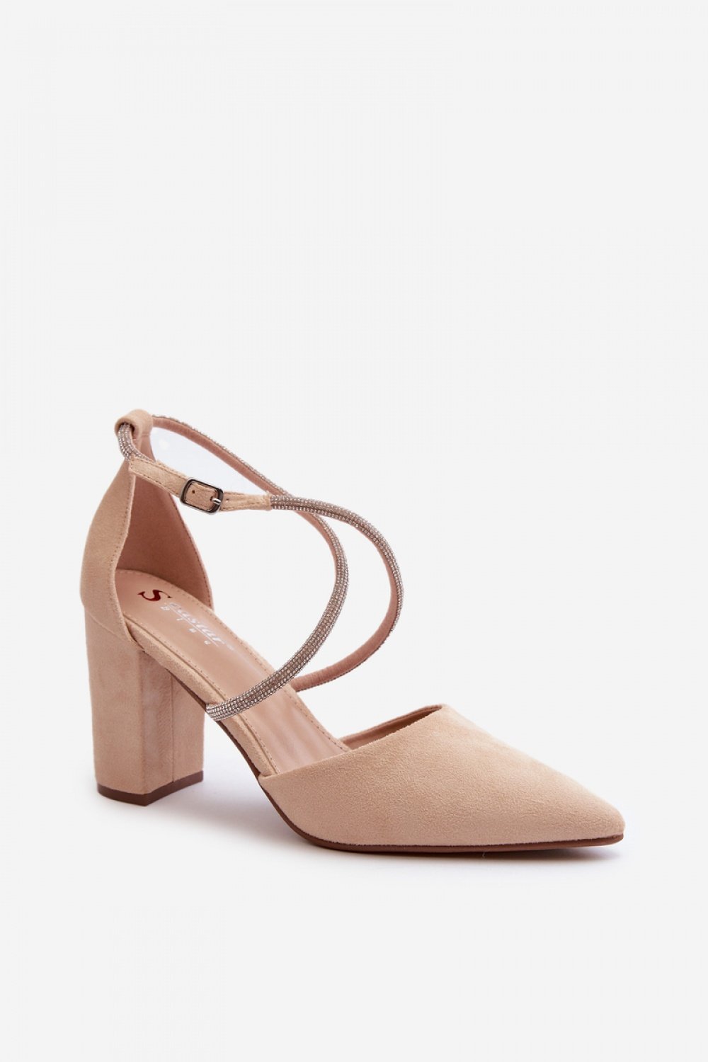  Block heel pumps model 198518 Step in style  beige